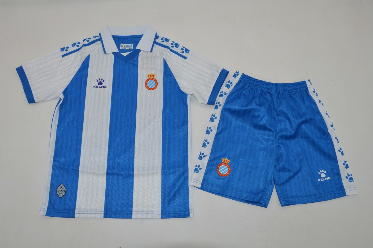 Kids-Espanyol 25/26 Home Soccer Jersey